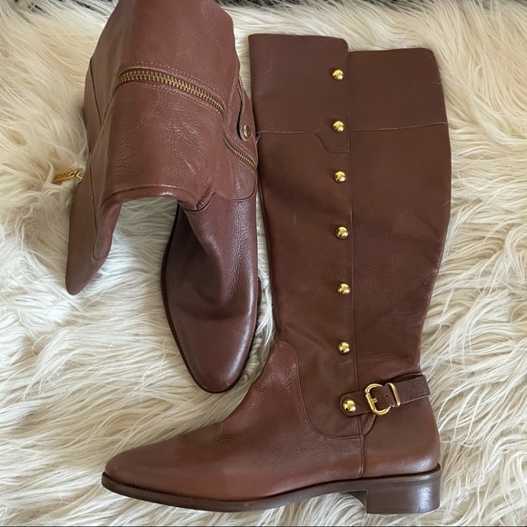 Michael Kors Leather Boots Sz 9 - Picture 5 of 7